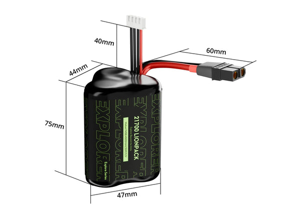 Flywoo Explorer Molicell P45B 21700 3S1P 4500mAh Lionpack Battery