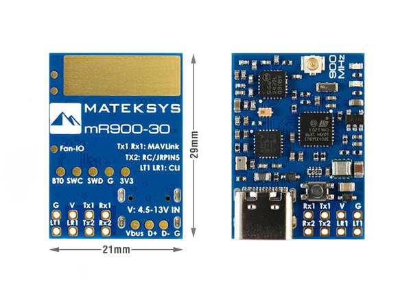 Matek mR900-30 mLRS MAVLink 900MHz Receiver